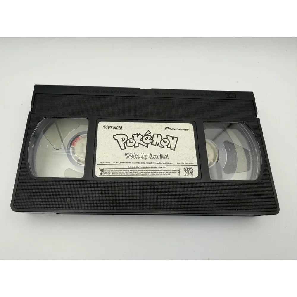 Pokemon Seaside Pikachu, I Choose You Pikachu, Wake up Snorlax VHS Lot of 3